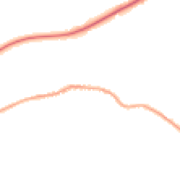Night-time road noise heatmap for PE11 4TA