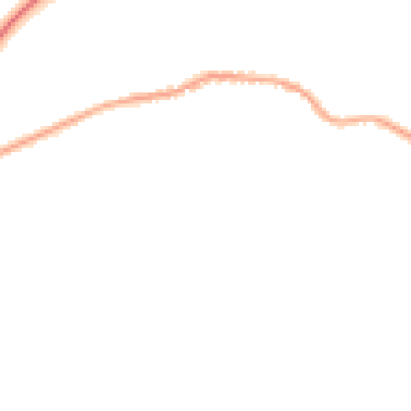 Night-time road noise heatmap for PE11 4TT
