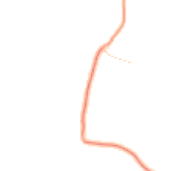 Daytime road noise heatmap for PE11 4XB