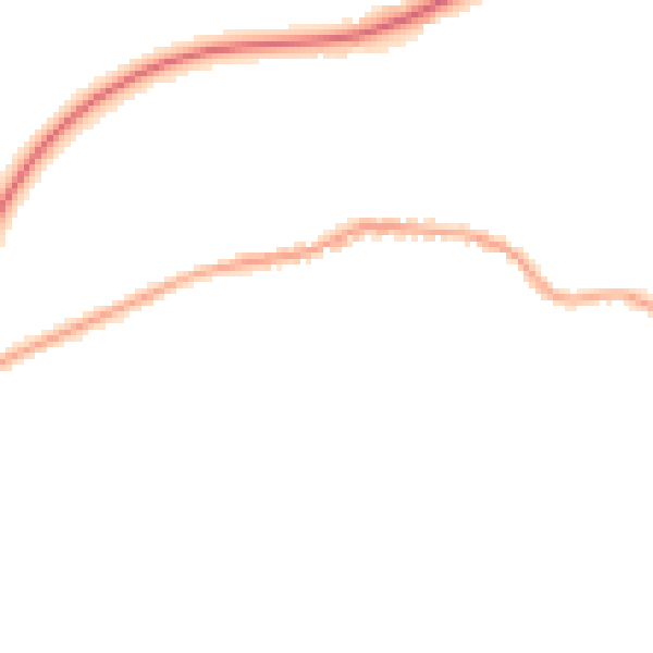 Night-time road noise heatmap for PE11 4XJ