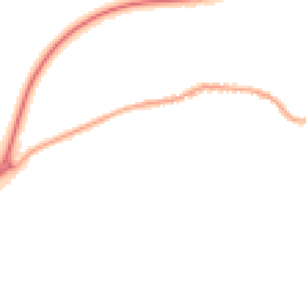Night-time road noise heatmap for PE11 4XN