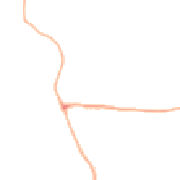 Night-time road noise heatmap for PE11 5AG