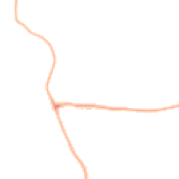 Night-time road noise heatmap for PE11 5AH