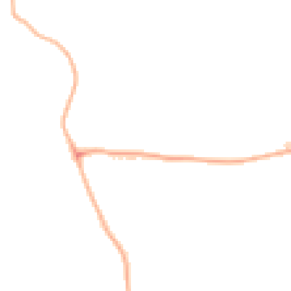 Night-time road noise heatmap for PE11 5AQ