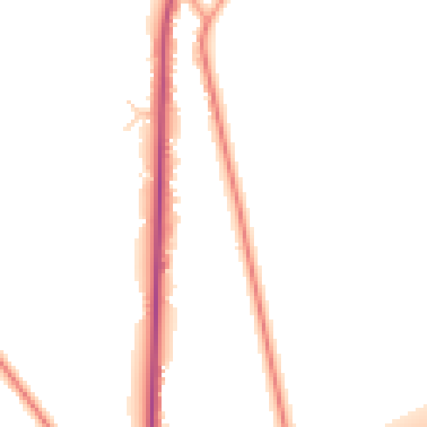 Daytime road noise heatmap for PE11 7AD
