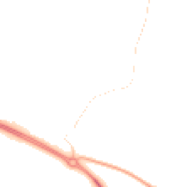 Night-time road noise heatmap for PE12 0AG