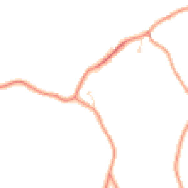 Daytime road noise heatmap for PE12 0AP