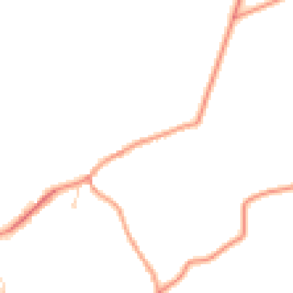Daytime road noise heatmap for PE12 0AR