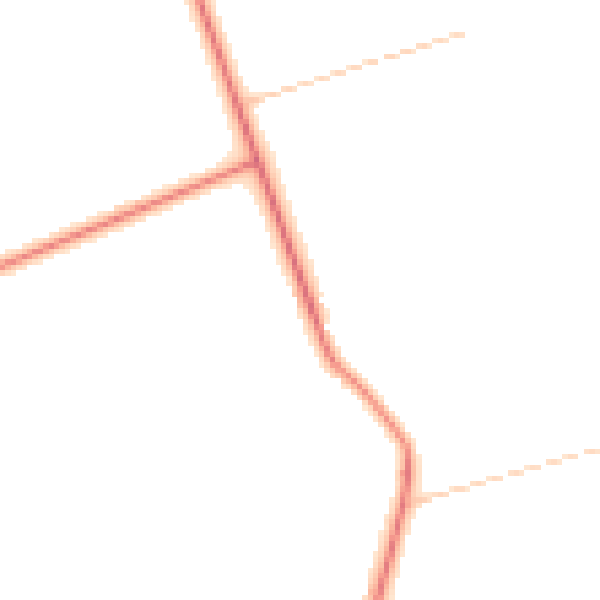 Daytime road noise heatmap for PE12 0AY