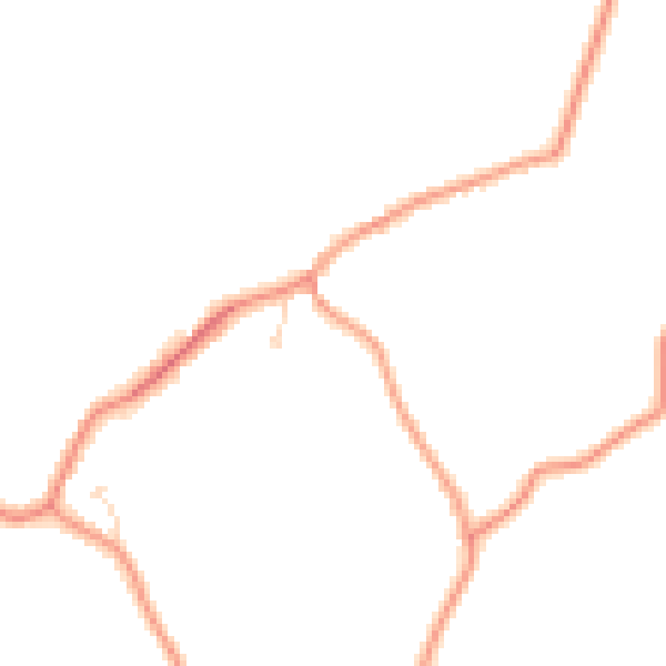 Daytime road noise heatmap for PE12 0BE
