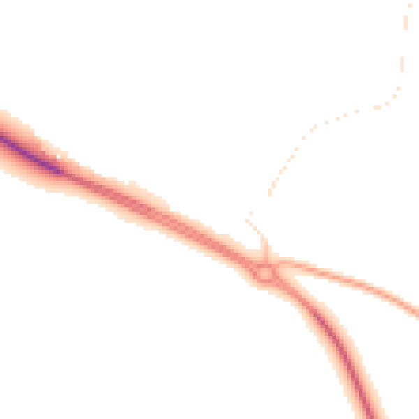 Night-time road noise heatmap for PE12 0BJ