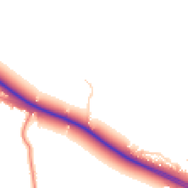 Daytime road noise heatmap for PE12 0BP