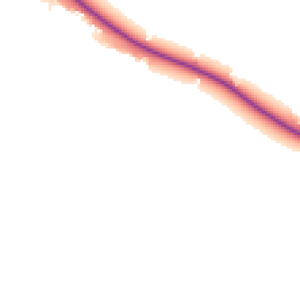 Night-time road noise heatmap for PE12 0BS