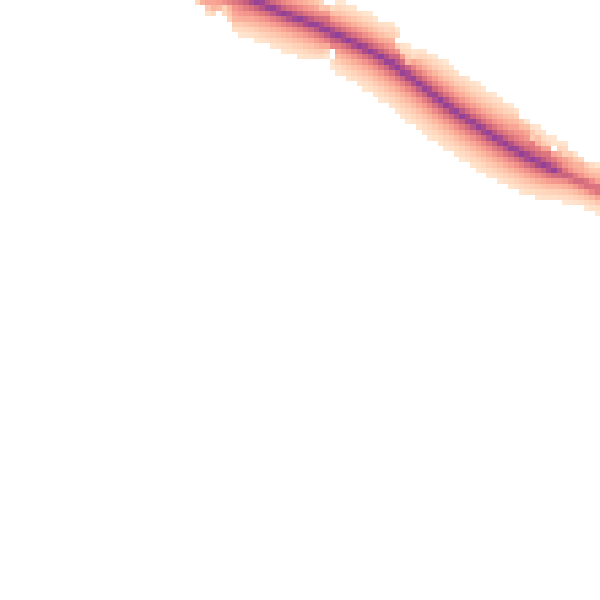 Night-time road noise heatmap for PE12 0BU
