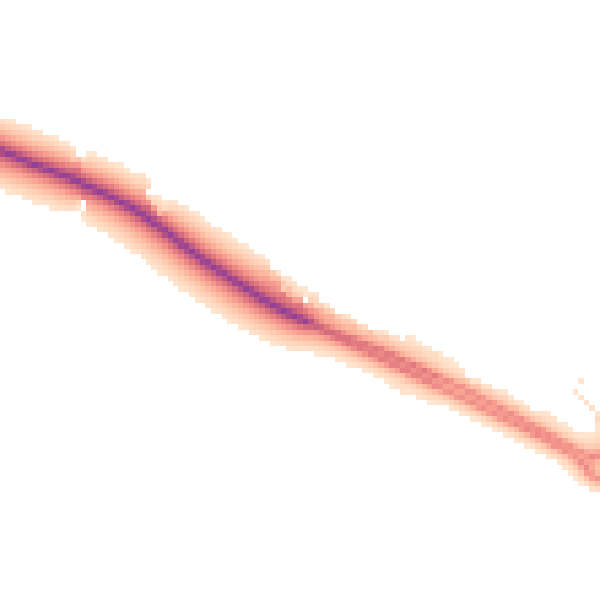 Night-time road noise heatmap for PE12 0BW