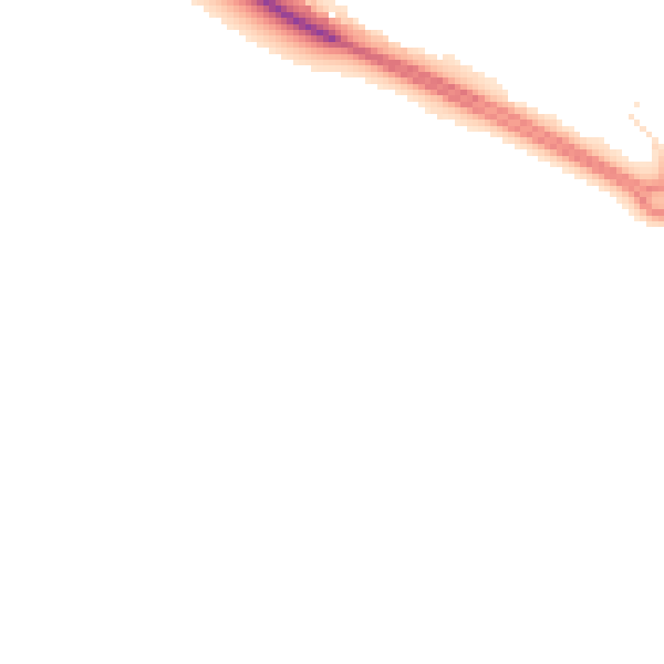 Night-time road noise heatmap for PE12 0BY