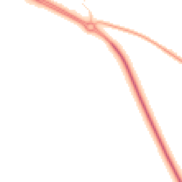 Night-time road noise heatmap for PE12 0DD