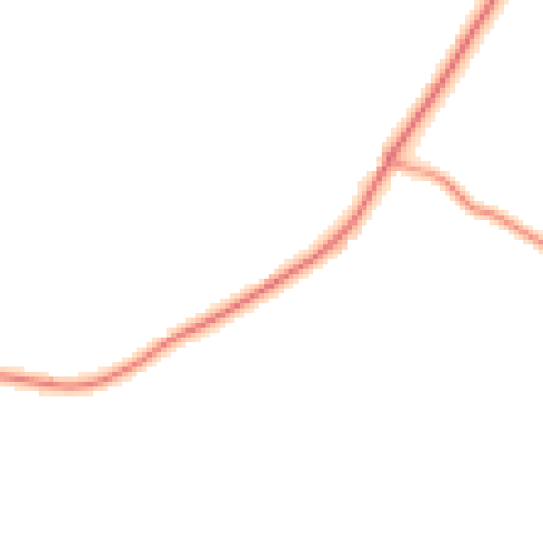Daytime road noise heatmap for PE12 0DG