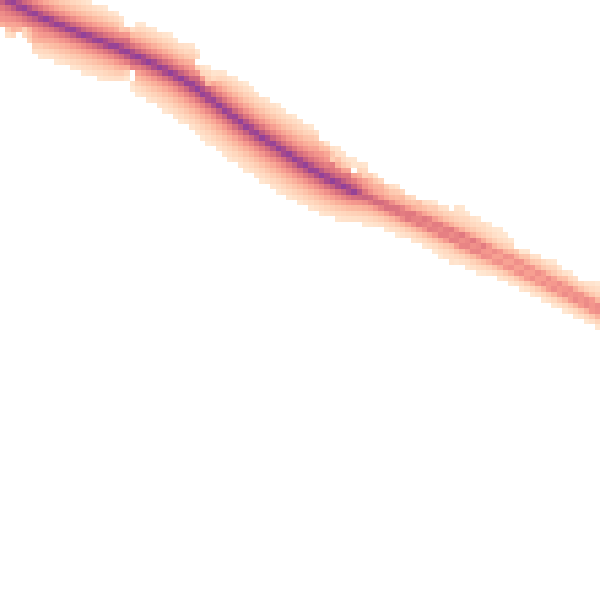Night-time road noise heatmap for PE12 0DN