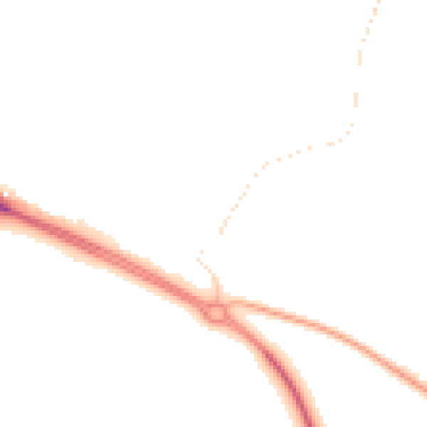 Night-time road noise heatmap for PE12 0DP