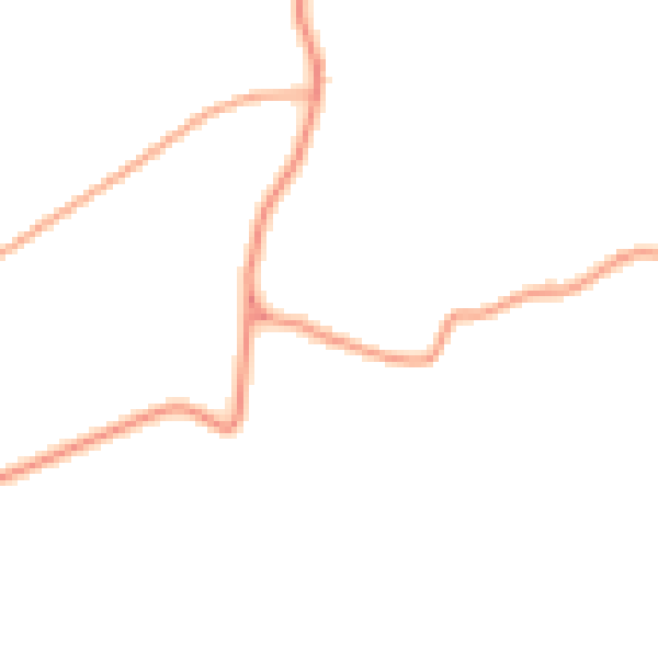 Daytime road noise heatmap for PE12 0DQ
