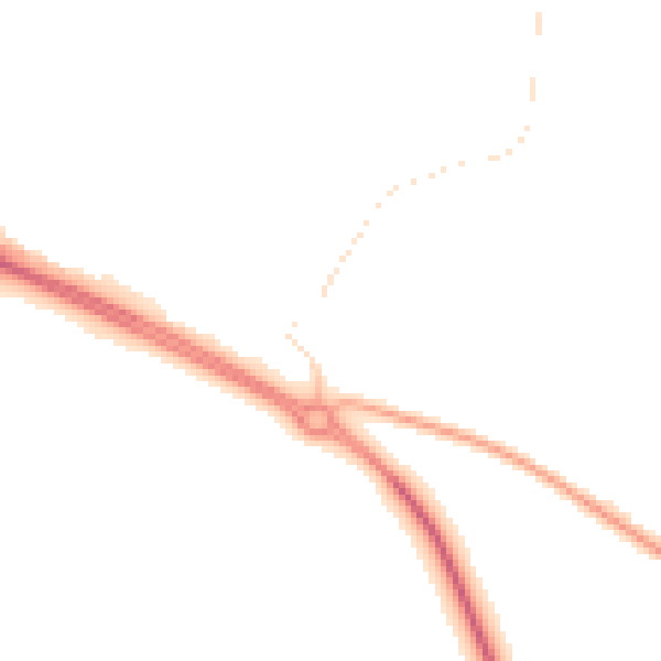 Night-time road noise heatmap for PE12 0DU
