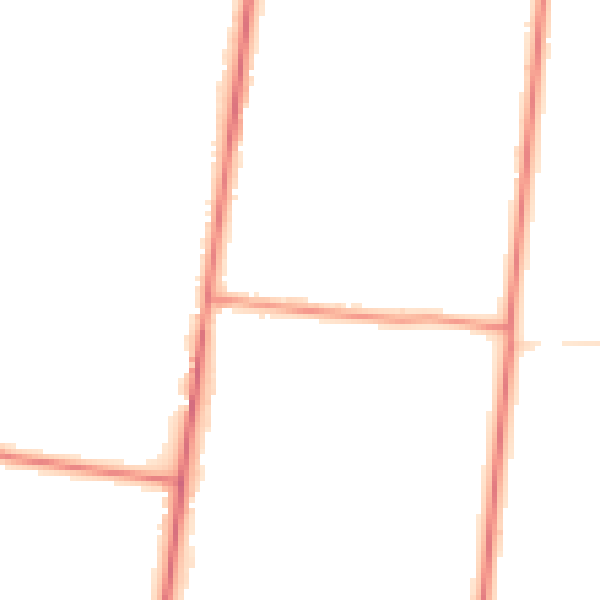 Daytime road noise heatmap for PE12 0LS