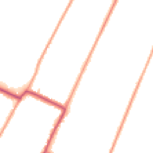 Daytime road noise heatmap for PE12 0NL