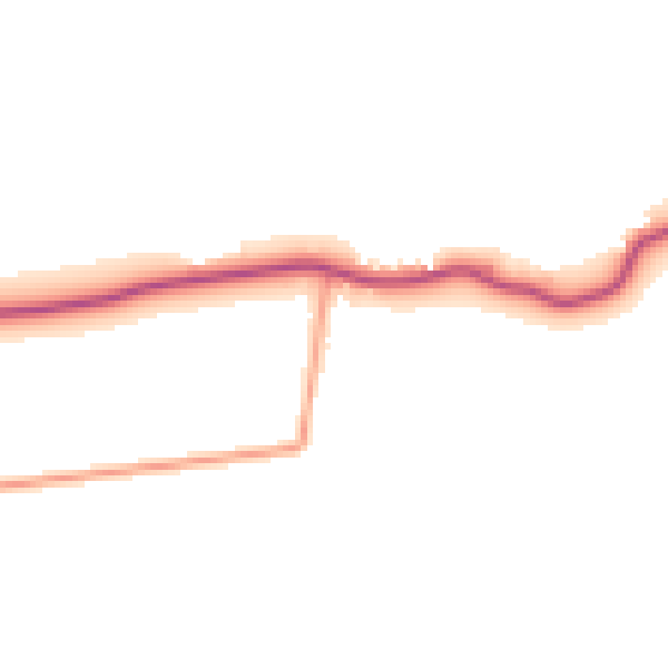 Daytime road noise heatmap for PE12 0QT