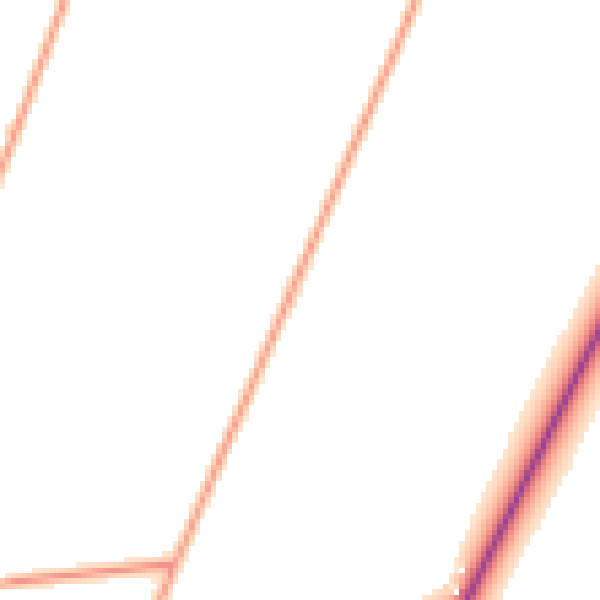 Daytime road noise heatmap for PE12 0RZ