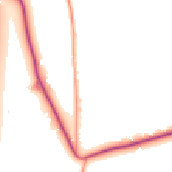 Daytime road noise heatmap for PE12 6EH