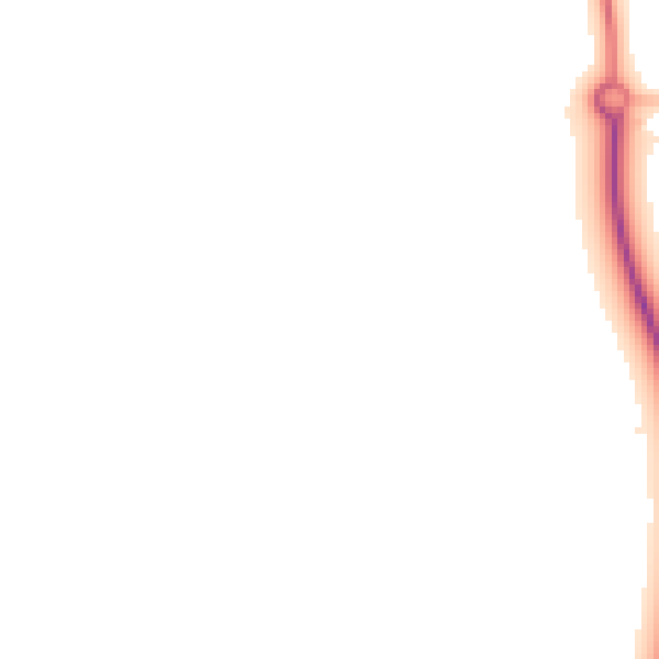 Night-time road noise heatmap for PE12 6FL