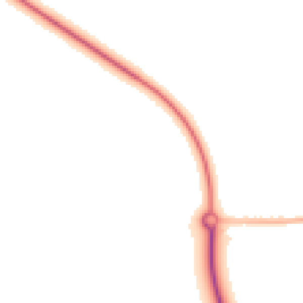 Night-time road noise heatmap for PE12 6FS