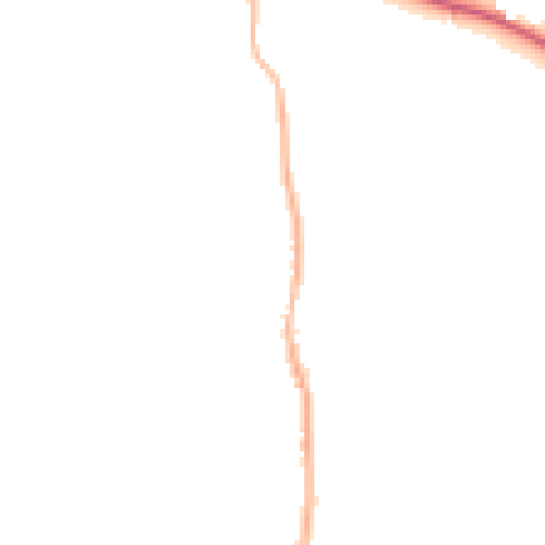 Night-time road noise heatmap for PE12 6NZ