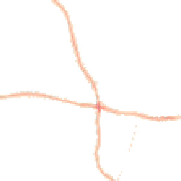 Night-time road noise heatmap for PE12 7LR