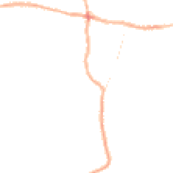 Night-time road noise heatmap for PE12 7ND