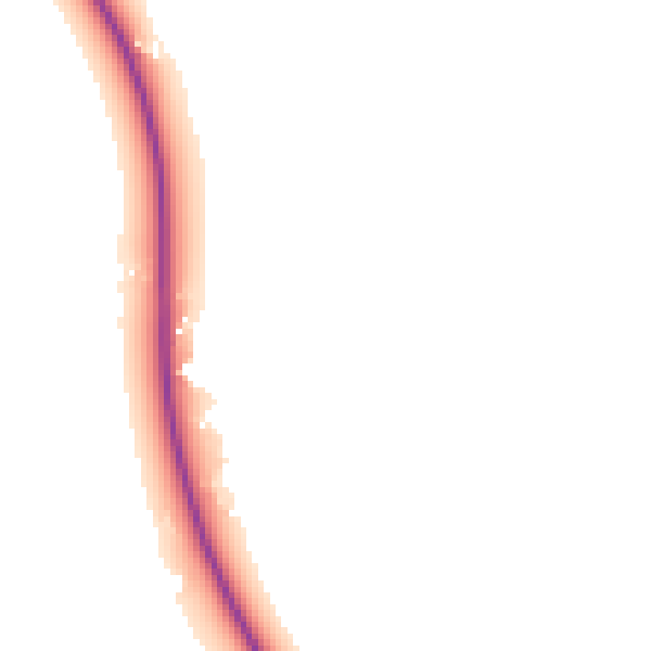 Night-time road noise heatmap for PE12 8BB