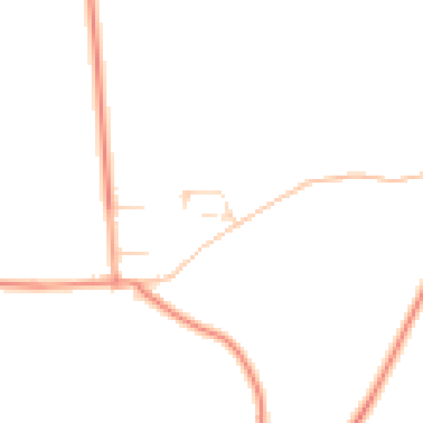 Daytime road noise heatmap for PE12 8EN