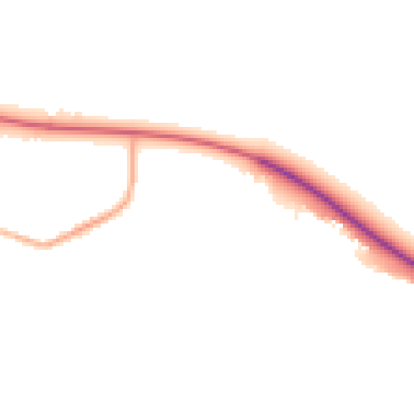 Night-time road noise heatmap for PE12 8LH
