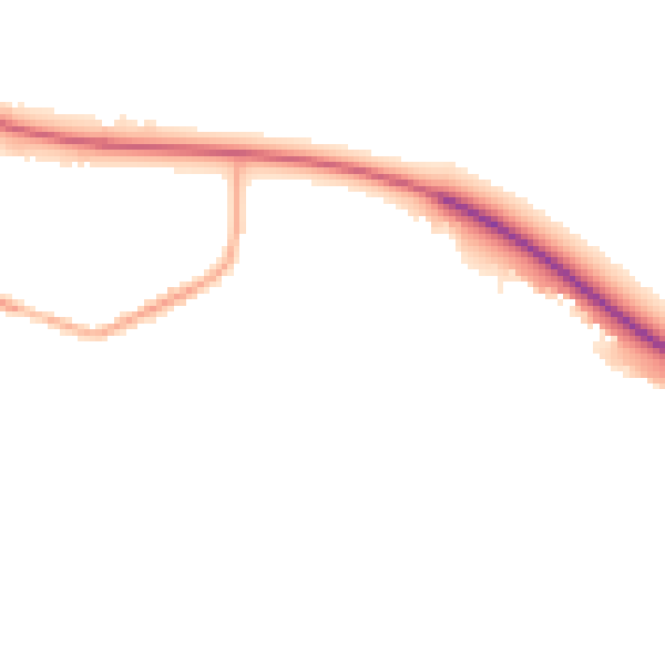 Night-time road noise heatmap for PE12 8LQ