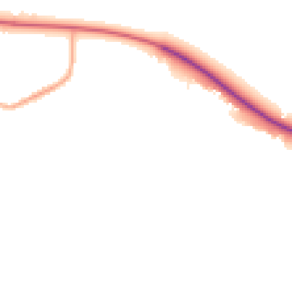Night-time road noise heatmap for PE12 8NR
