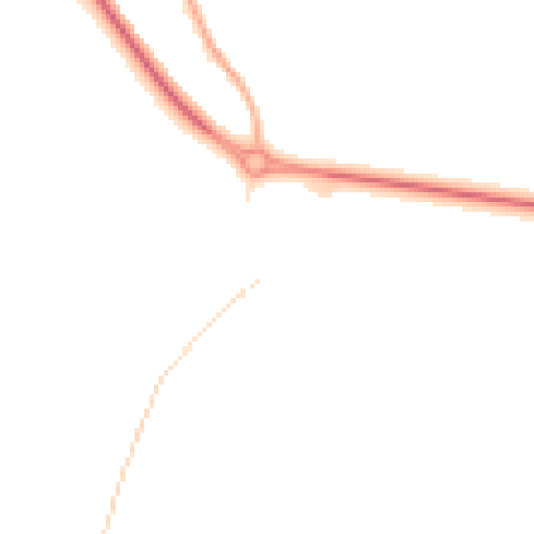 Night-time road noise heatmap for PE12 9AX