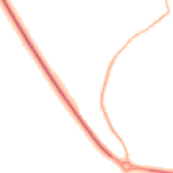 Night-time road noise heatmap for PE12 9BJ