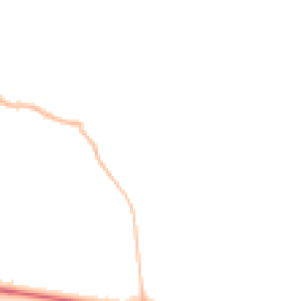 Night-time road noise heatmap for PE12 9FG