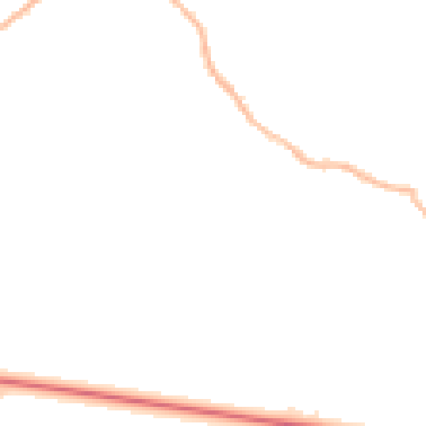 Night-time road noise heatmap for PE12 9FP