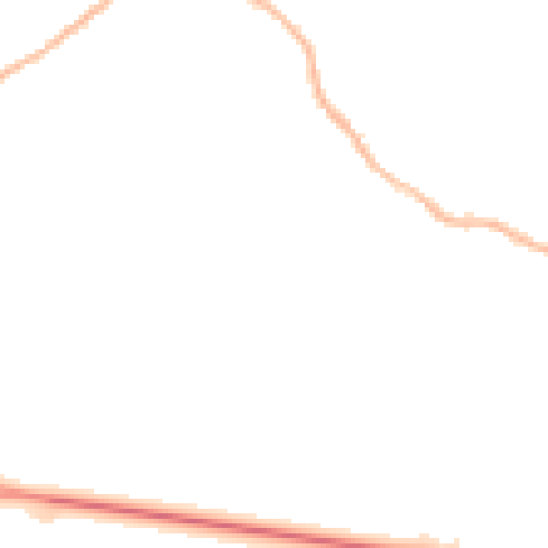 Night-time road noise heatmap for PE12 9FR