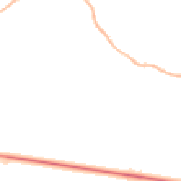 Night-time road noise heatmap for PE12 9FS