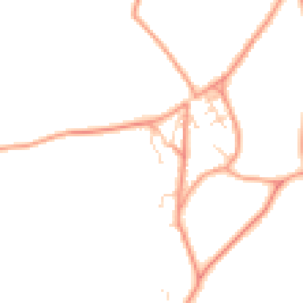 Daytime road noise heatmap for PE12 9LX