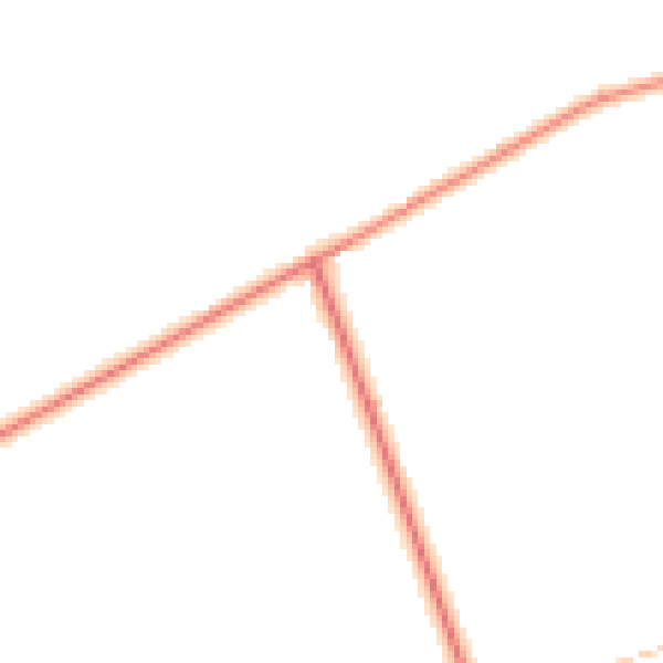 Daytime road noise heatmap for PE12 9NE