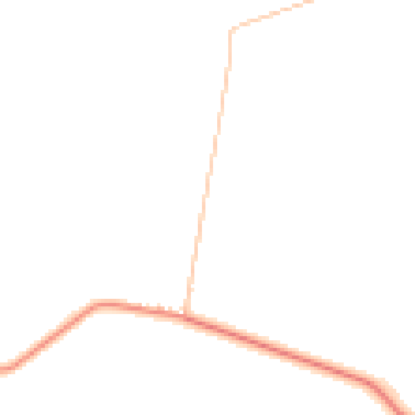 Daytime road noise heatmap for PE12 9NN